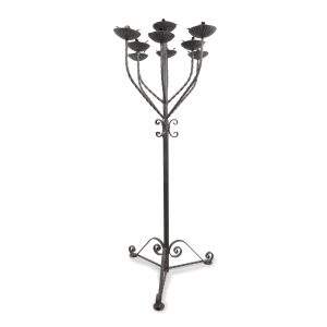 Candelabro ferro nero