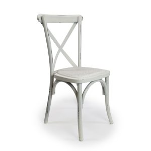 Cross decapata legno bianco