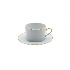 Tazza da tè con piattino Ginger oro