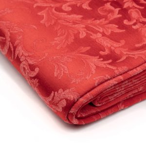 Damasco rosso lucido