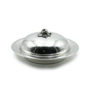 Risottiera argento con coperchio