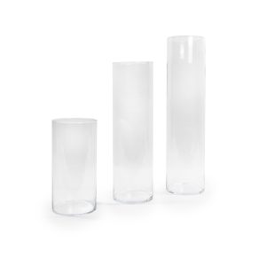 Vaso in vetro cilindro