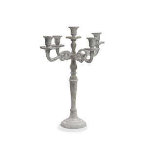 Candelabro decapè bianco