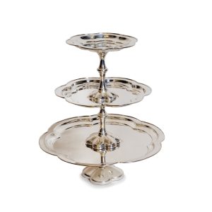 Alzata argento Royal tre piani