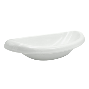 Piatto da portata ovale ceramica bianca fondo bordo