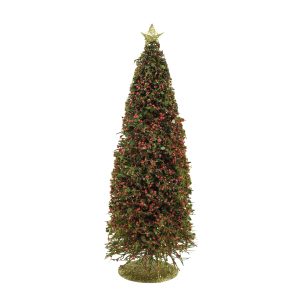 Albero Natale gold e rosso