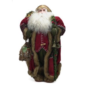 Babbo Natale con pelliccia