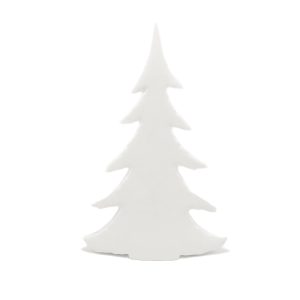 Albero Natale ceramica bianca