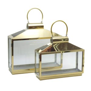 Lanterna rettangolare gold