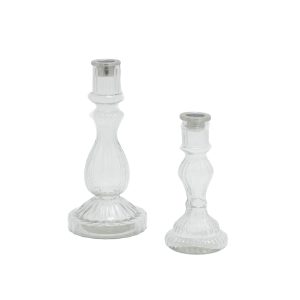 Candelabro monofiamma vetro
