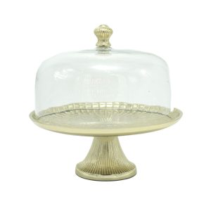 Cloche vetro gold melisia
