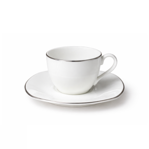 Tazza da tè con piattino vela