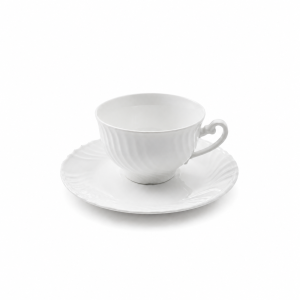 Tazza tè con piattino porcellana tognana