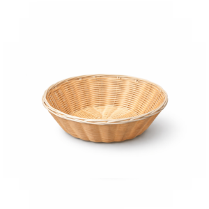 Cestino pane plastica simil vimini
