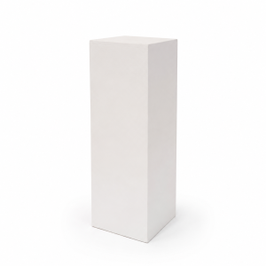 Tavolo a colonna bianco