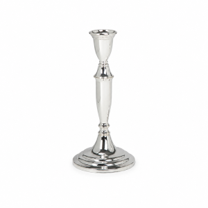 Candelabro monofiamma argentato lux